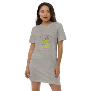 Arugambay / ABAY TukTuk Patrol Purple Eco t-shirt dress /STANLEY/STELLA