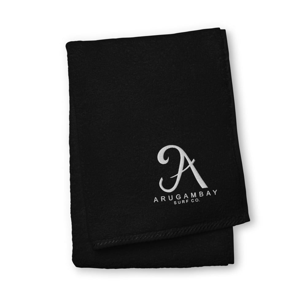 ArugamBay Surf Co towel Cotton Embroidered White patch