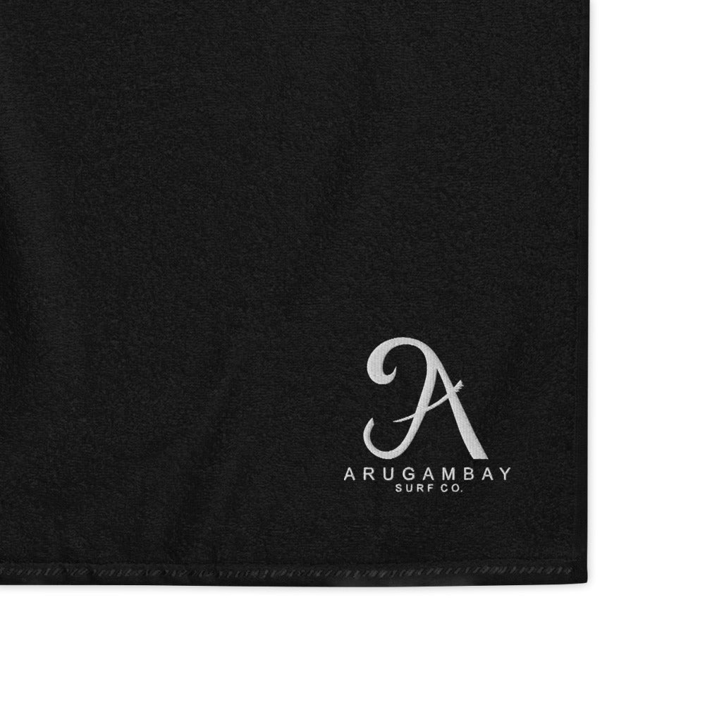 ArugamBay Surf Co towel Cotton Embroidered White patch