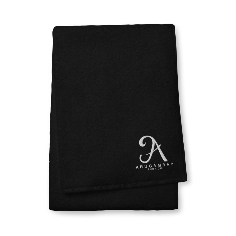 ArugamBay Surf Co towel Cotton Embroidered White patch