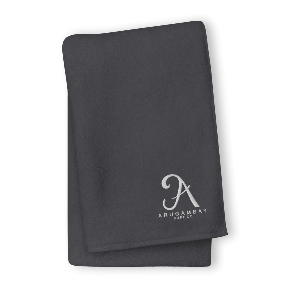 ArugamBay Surf Co towel Cotton Embroidered White patch