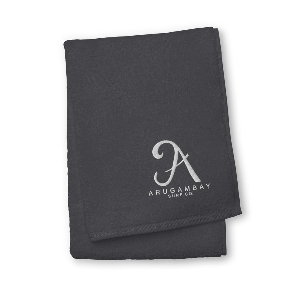 ArugamBay Surf Co towel Cotton Embroidered White patch