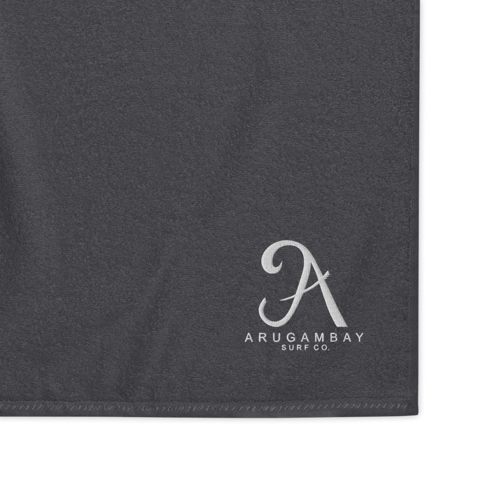 ArugamBay Surf Co towel Cotton Embroidered White patch