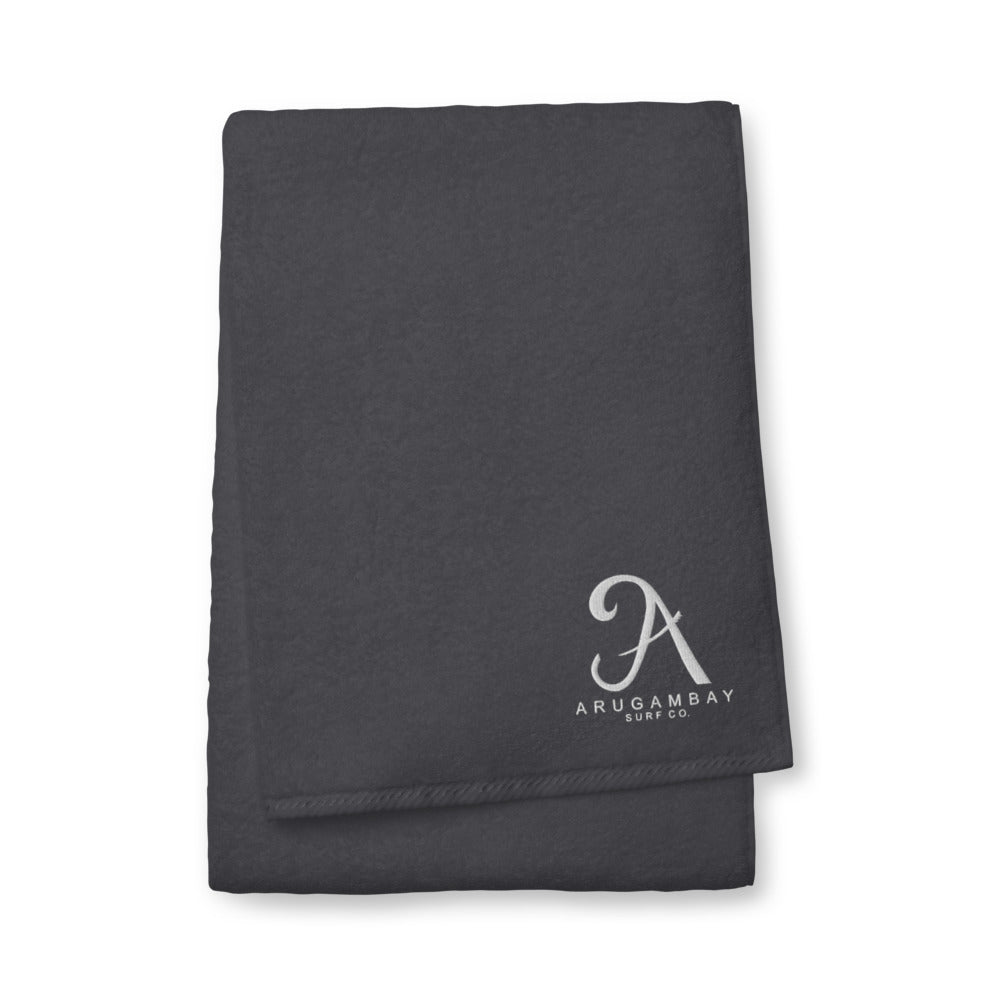 ArugamBay Surf Co towel Cotton Embroidered White patch