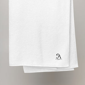 ArugamBay Surf Co towel Cotton Black Embroidered