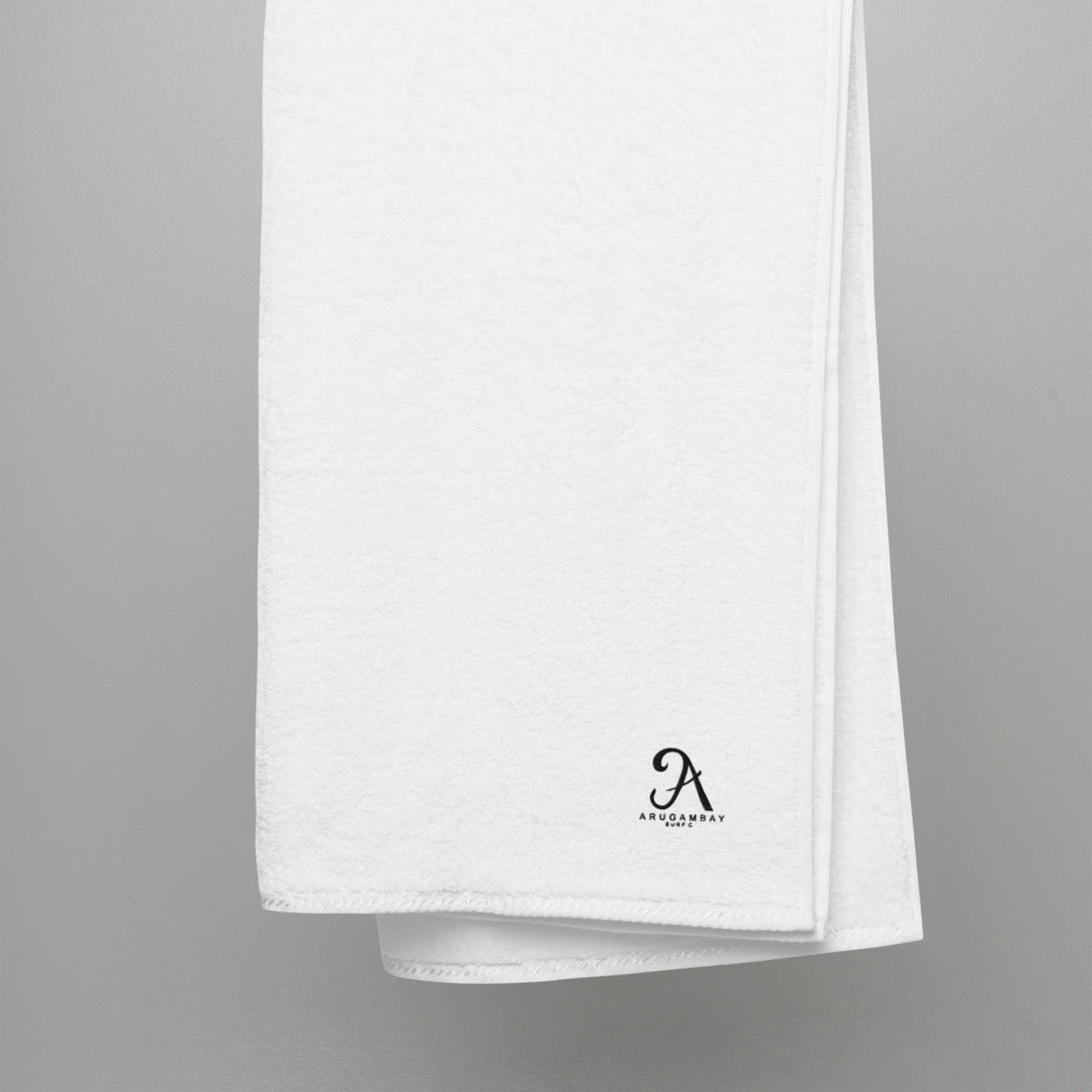 ArugamBay Surf Co towel Cotton Black Embroidered