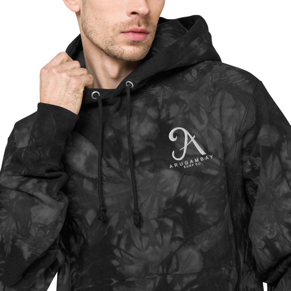 Arugambay Surf Co Unisex Champion Embroidered tie-dye hoodie