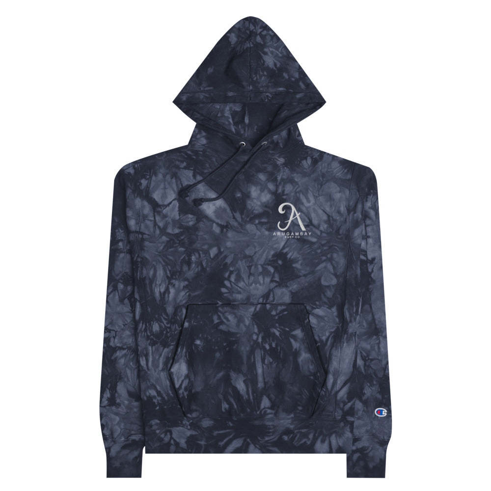 Arugambay Surf Co Unisex Champion Embroidered tie-dye hoodie
