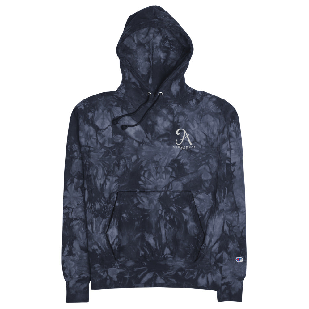 Arugambay Surf Co Unisex Champion Embroidered tie-dye hoodie