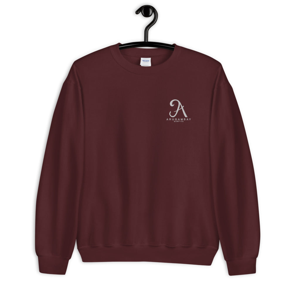 Arugambay Surf Co Unisex Embroidered Sweatshirt GL/