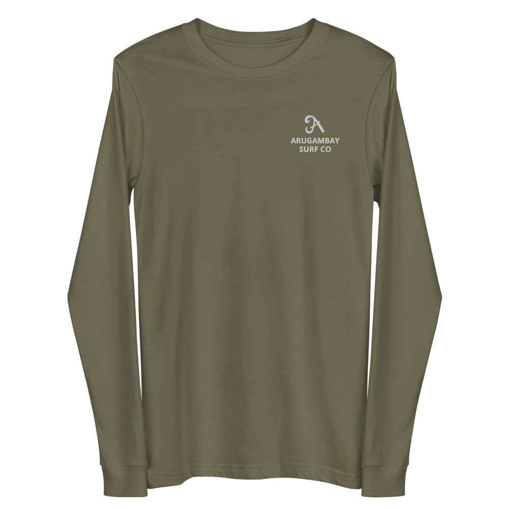 ArugamBay Surf Co Embroidered Unisex Long Sleeve Tee