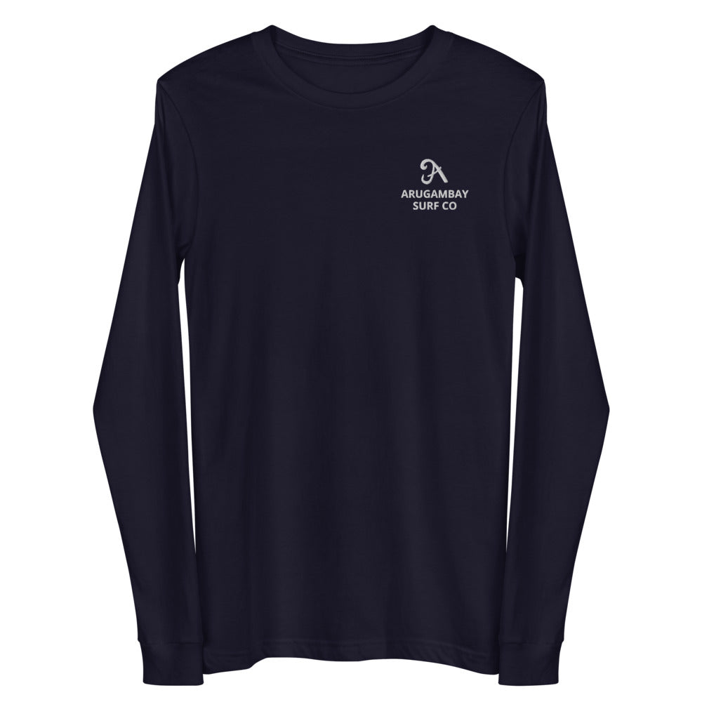 ArugamBay Surf Co Embroidered Unisex Long Sleeve Tee