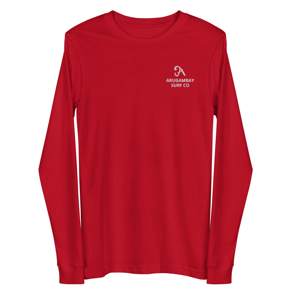 ArugamBay Surf Co Embroidered Unisex Long Sleeve Tee
