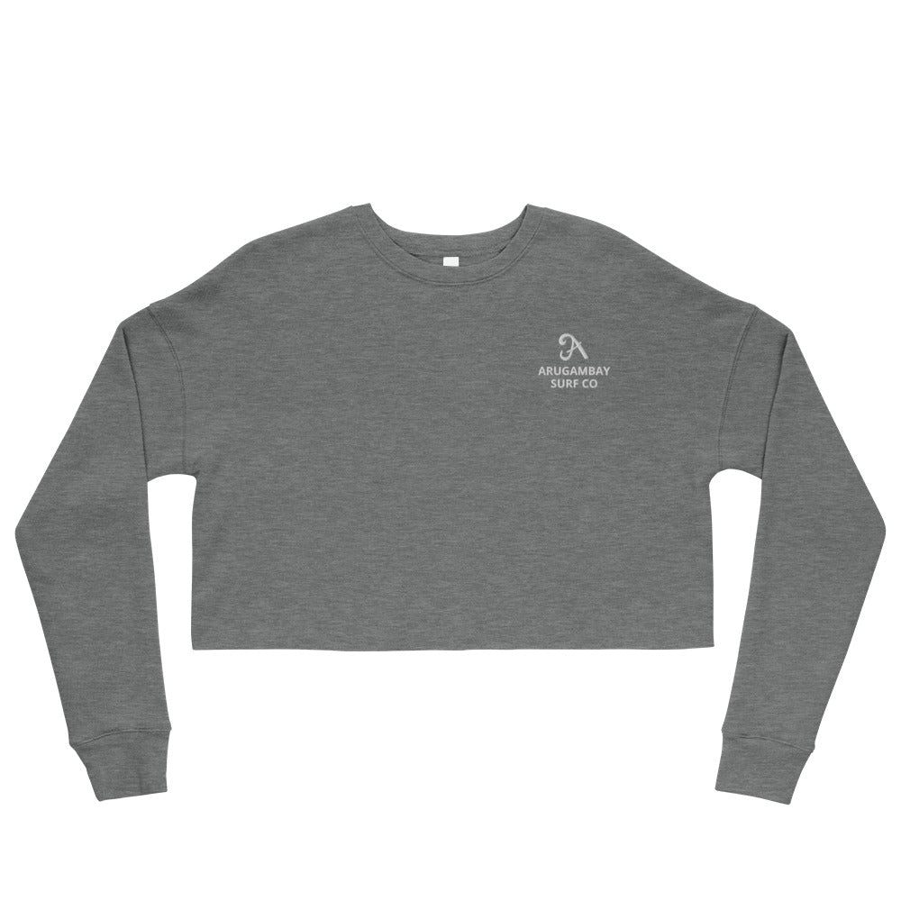 ArugamBay Surf Co  Embroidered Crop Sweatshirt