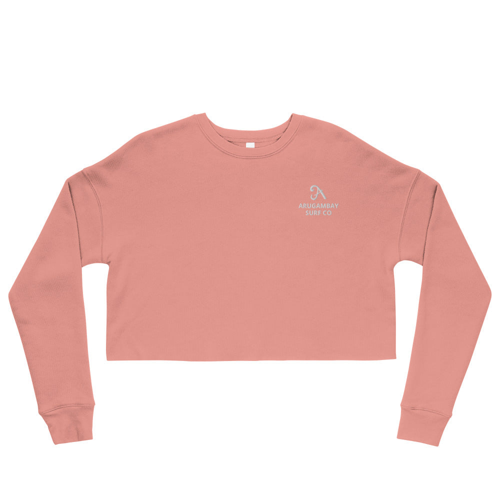 ArugamBay Surf Co  Embroidered Crop Sweatshirt