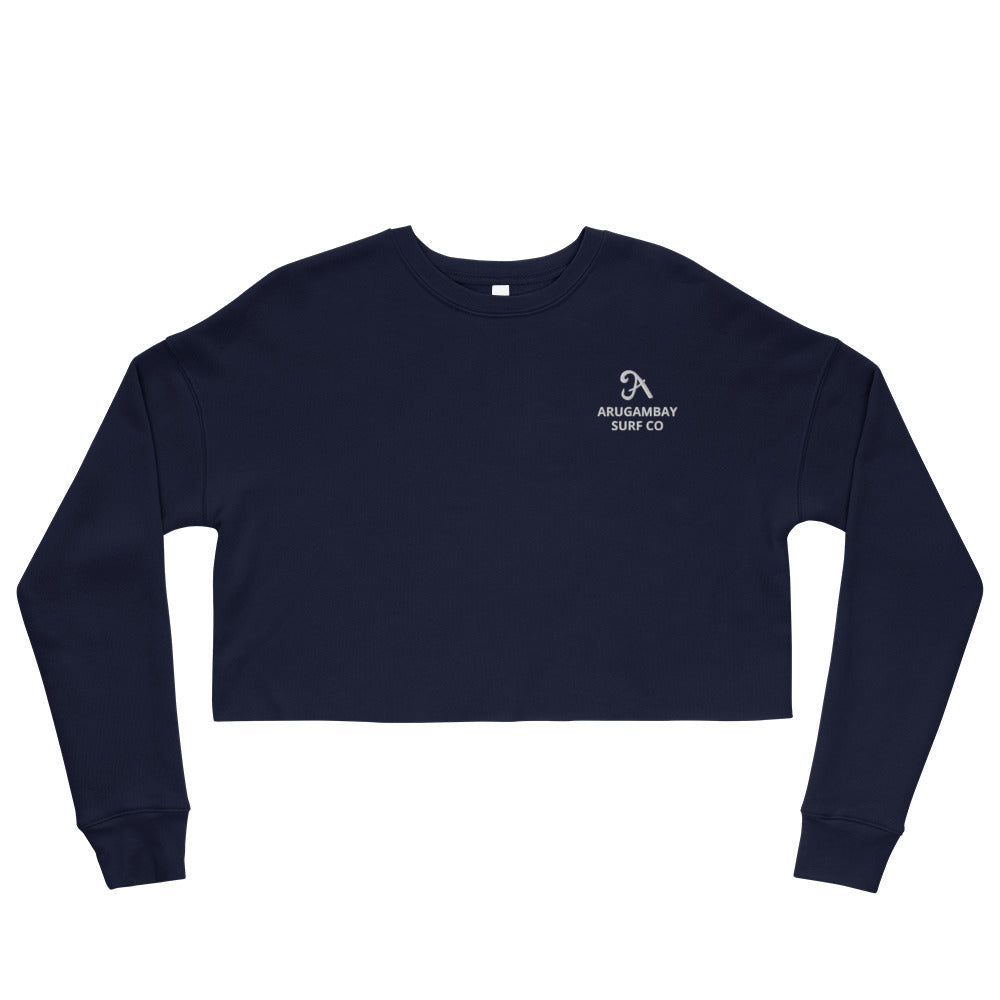 ArugamBay Surf Co  Embroidered Crop Sweatshirt